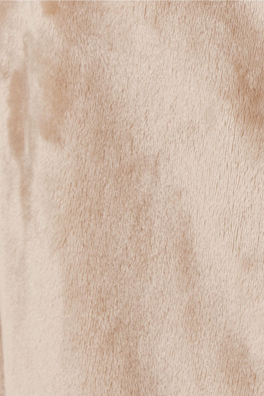 Gingerlilly Colette Biscuit Plush Robe - Fabric detail