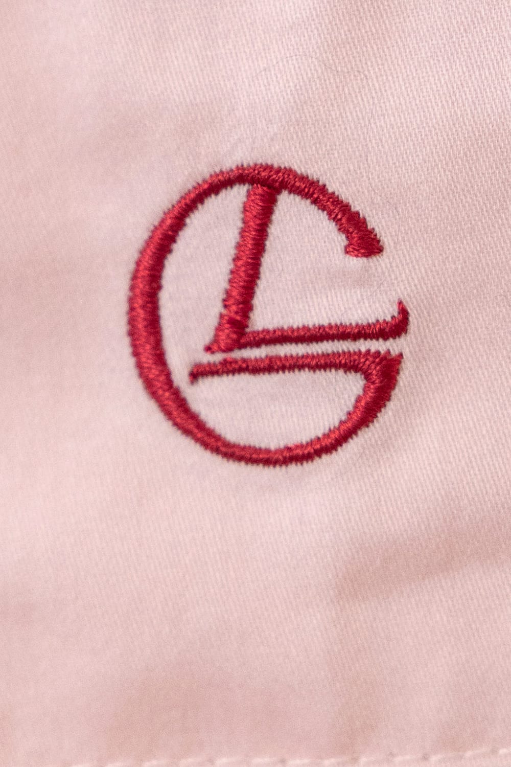 Gingerlilly Mini Camilla Cotton Short PJ Set - Pink - Logo detail