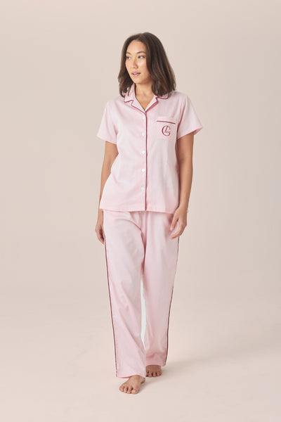 Camilla Cotton Short Sleeve Long Pant PJ