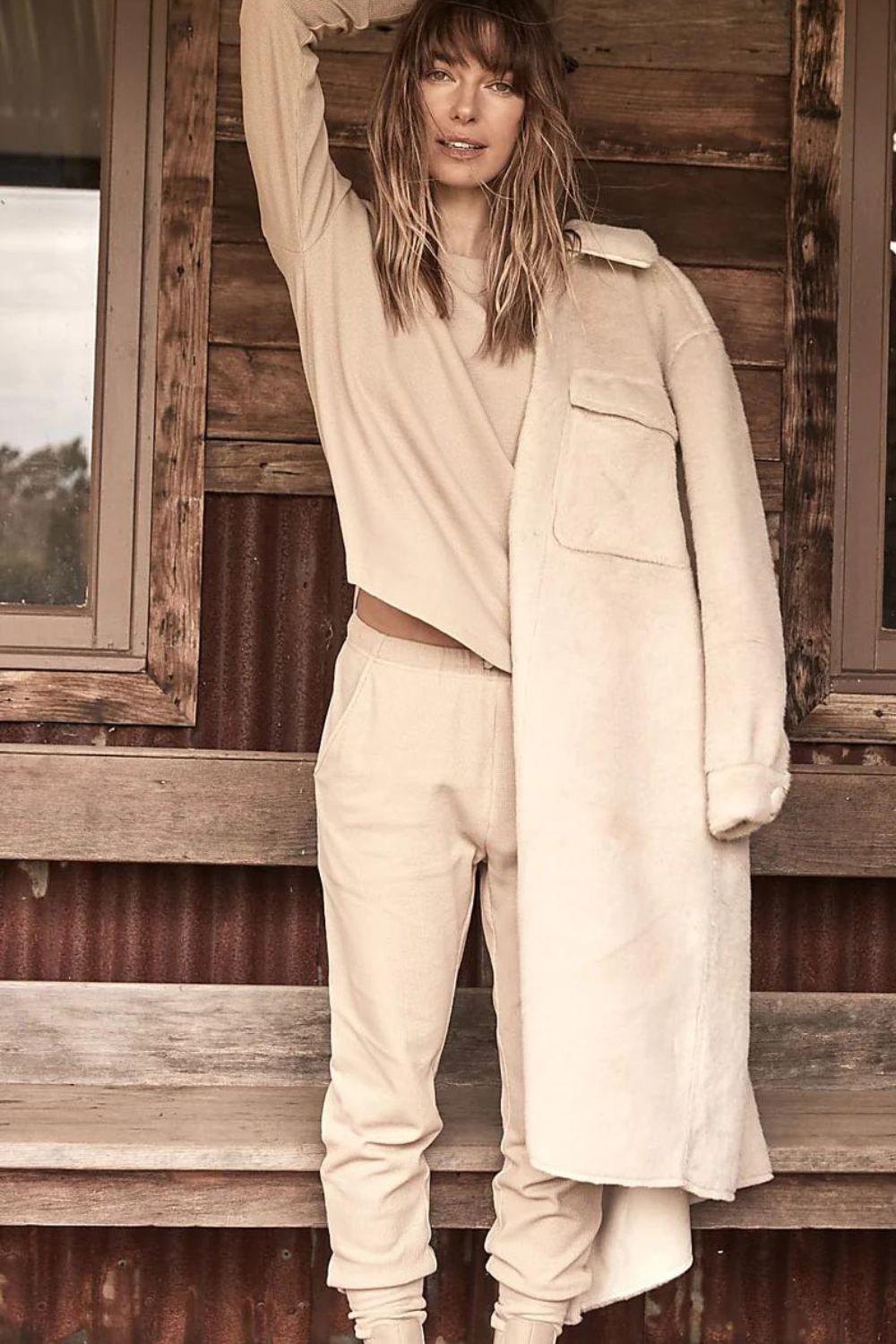 Electra Biscuit Waffle Pj - Gingerlilly Sleepwear