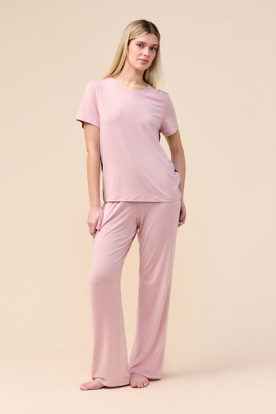 Inez Bamboo Pant with Stripe