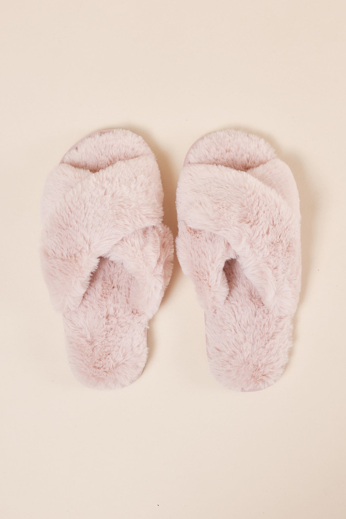 Gingerlilly Milan Plush Slipper - Pink - Top