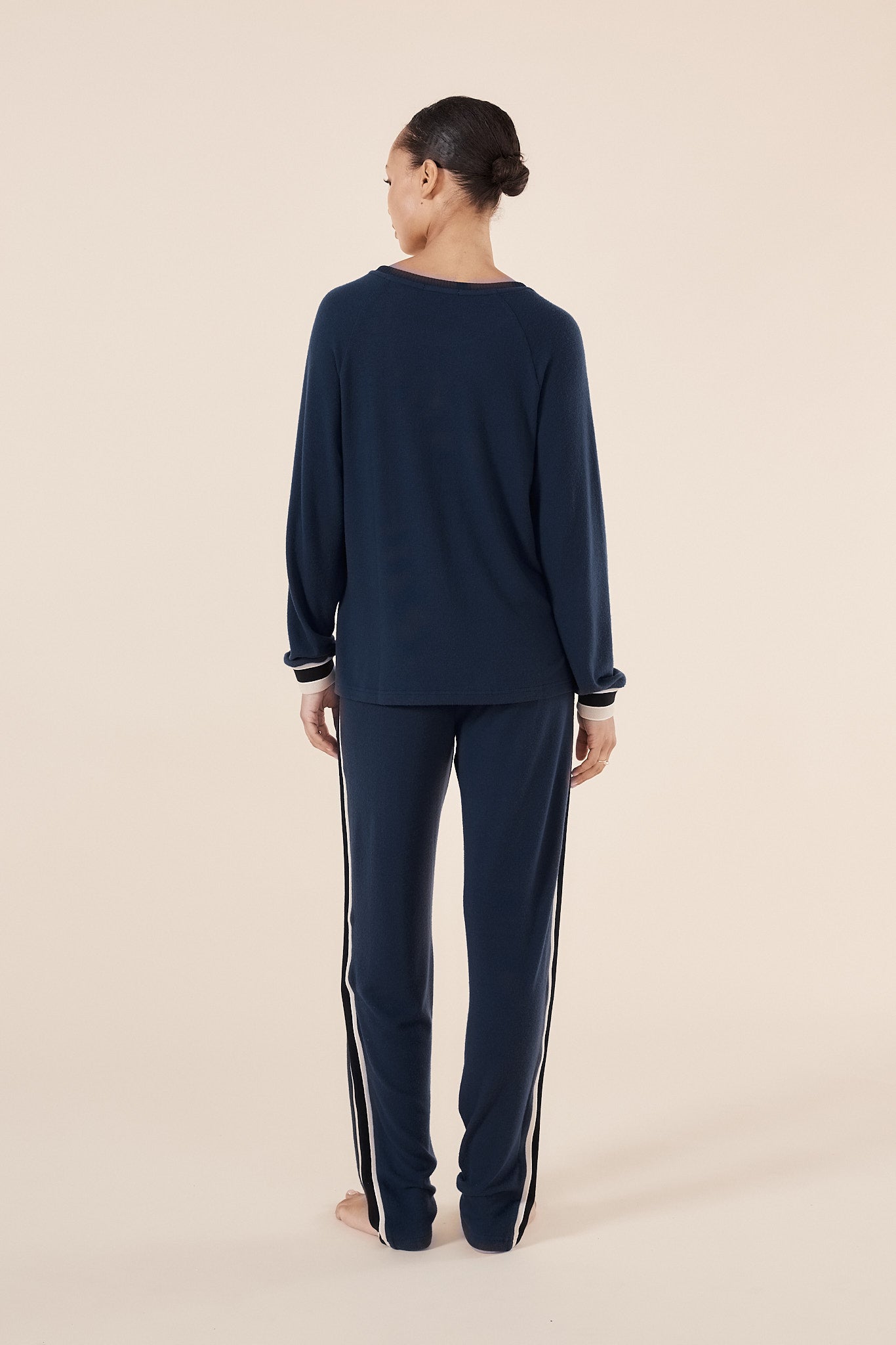 Sporty Long Lounge Set in Navy | Comfortable Loungewear by Gingerlilly