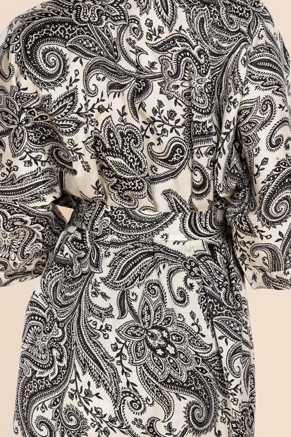 Gingerlilly Annie Cotton Sateen Robe - Fabric detail