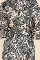 Gingerlilly Annie Cotton Sateen Robe - Fabric detail