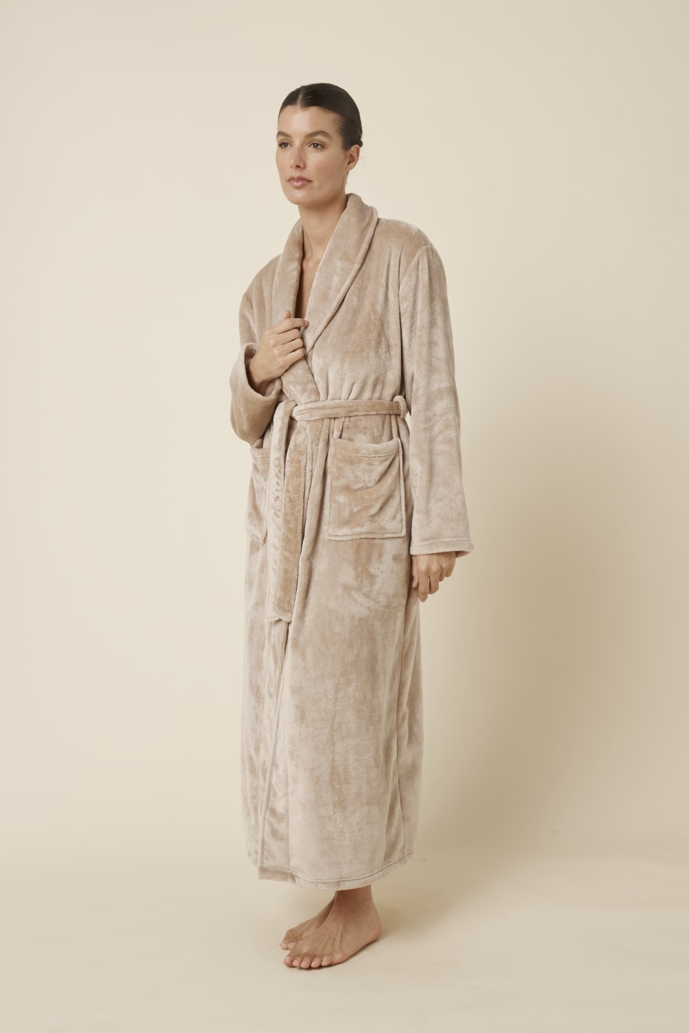 Colette Biscuit Plush Robe