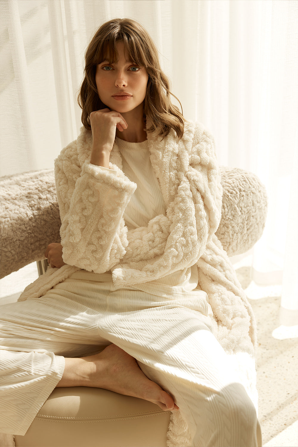 Gabriella Plush Long Robe