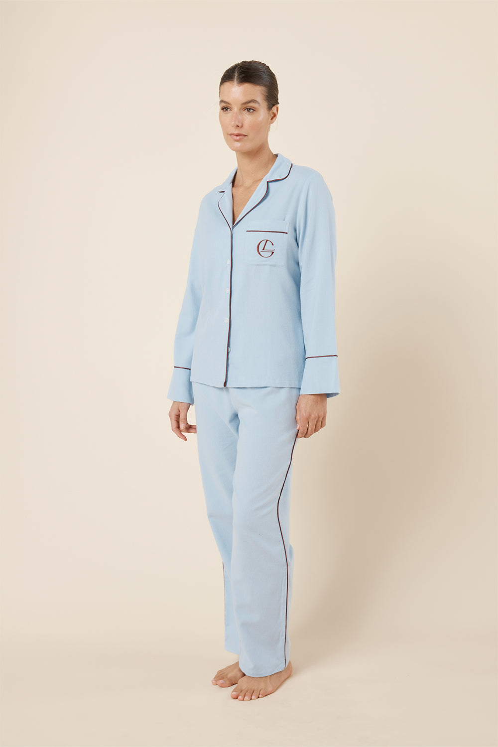 Isabella Brushed Cotton PJ Set