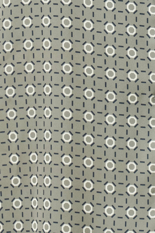 Kienna Geo Printed Silky Satin PJ Set