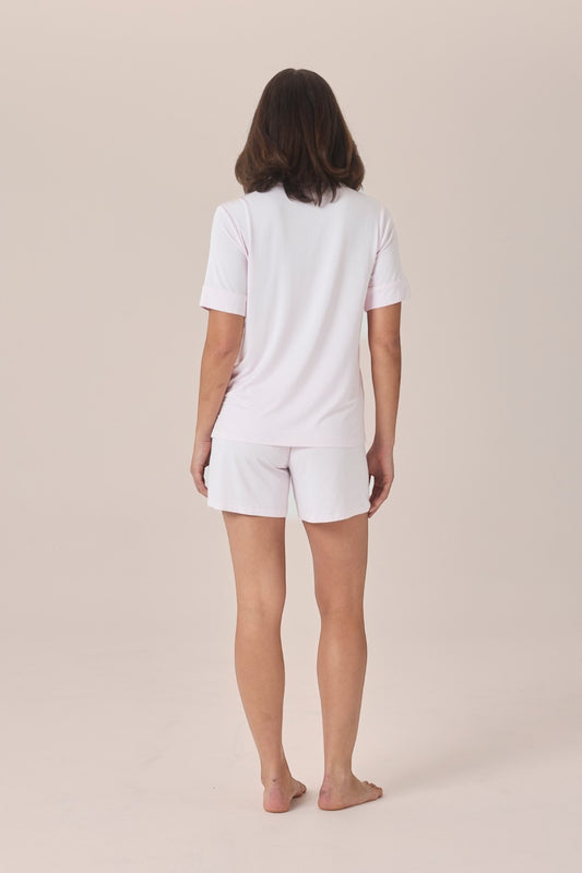 Gingerlilly Matilda Bamboo Short PJ Set in Pink