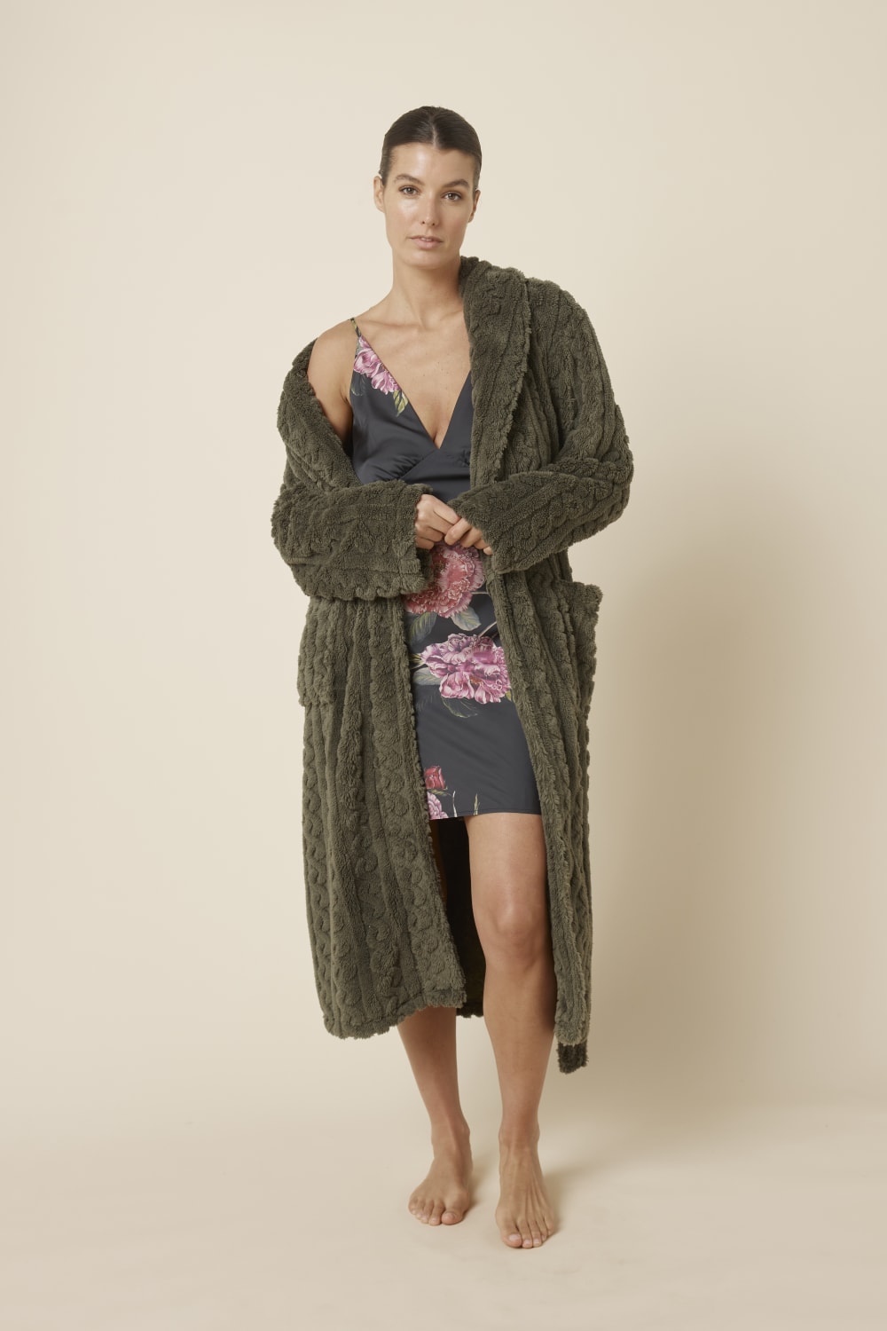 Piper Floral Silky Satin Nightie