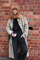 Gingerlilly Thea Velour Long Lounge Set - Black - Lifestyle alt