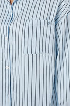 Gingerlilly Willow Cotton Stripe PJ Set - Blue - Detail alt