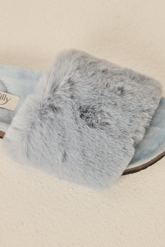 Capri Blue Slipper - Gingerlilly Sleepwear