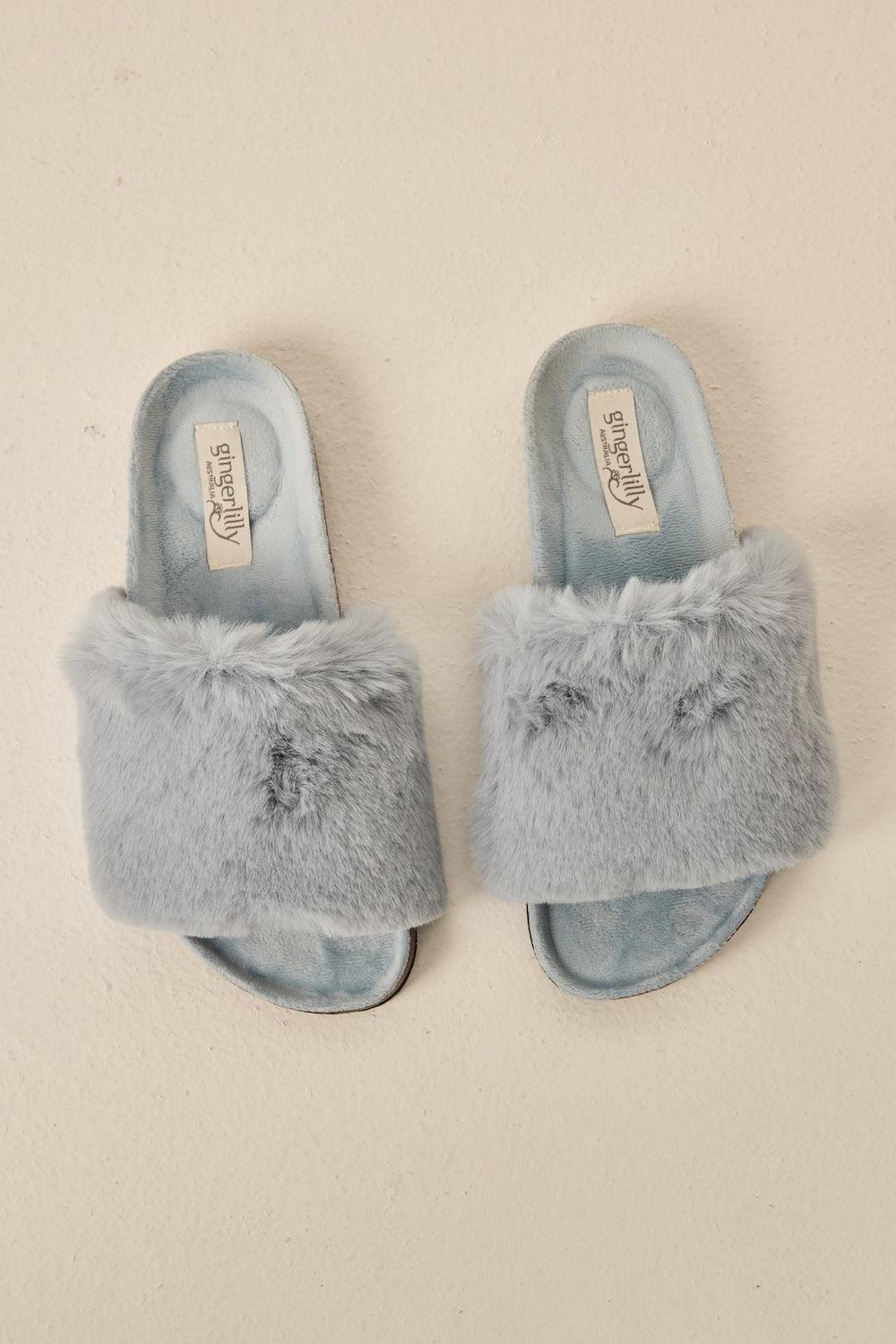 Capri Blue Slipper - Gingerlilly Sleepwear