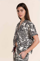 Gingerlilly Daphne Cotton Sateen Short Set - Detail