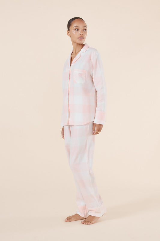 Emery Buffalo Check Cotton PJ set - Gingerlilly Sleepwear