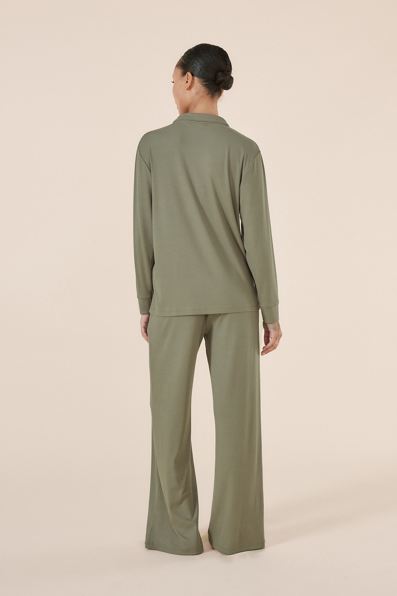 Emilia Ribbed Lounge PJ set - Gingerlilly Sleepwear