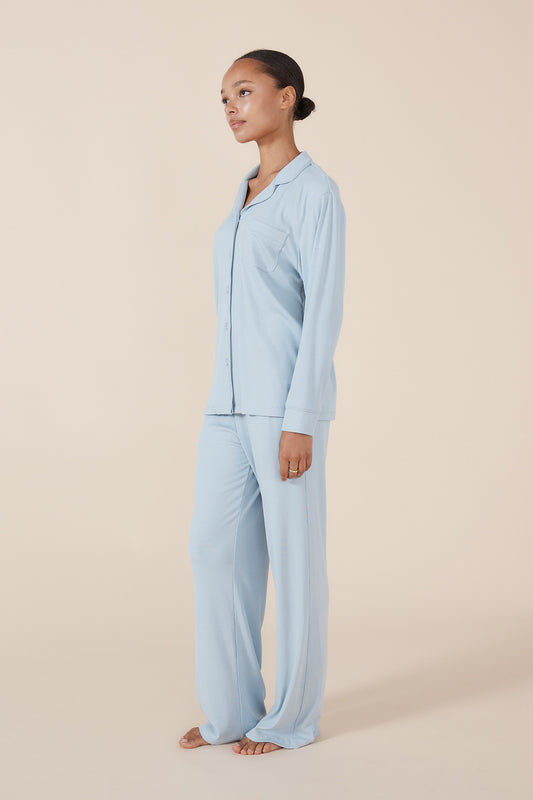 Emilia Ribbed Lounge PJ set - Gingerlilly Sleepwear