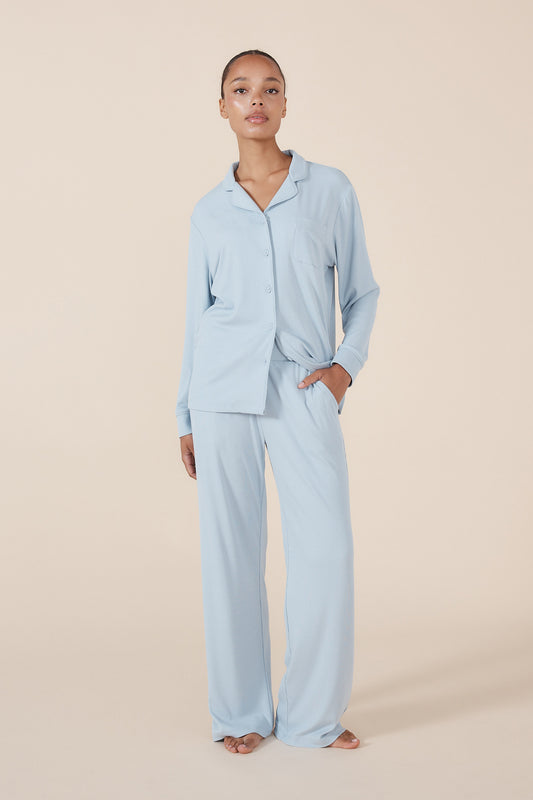 Emilia Ribbed Lounge PJ set - Gingerlilly Sleepwear