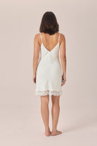 Gingerlilly Corinne Ivory Spot Nightie - Ivory - Back