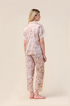 Gingerlilly Millie Bambi Print Long PJ Set - Brown - Back