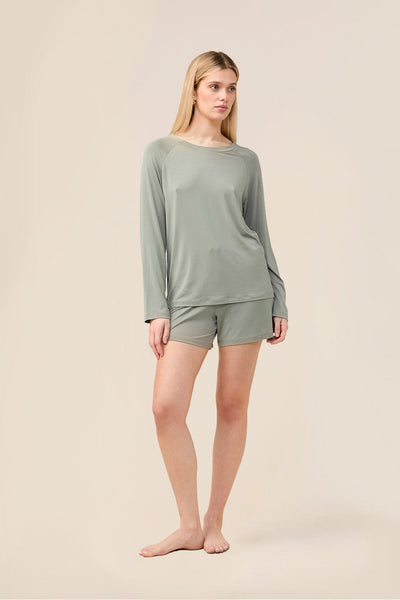 Solene Long Sleeve Top with Stripe