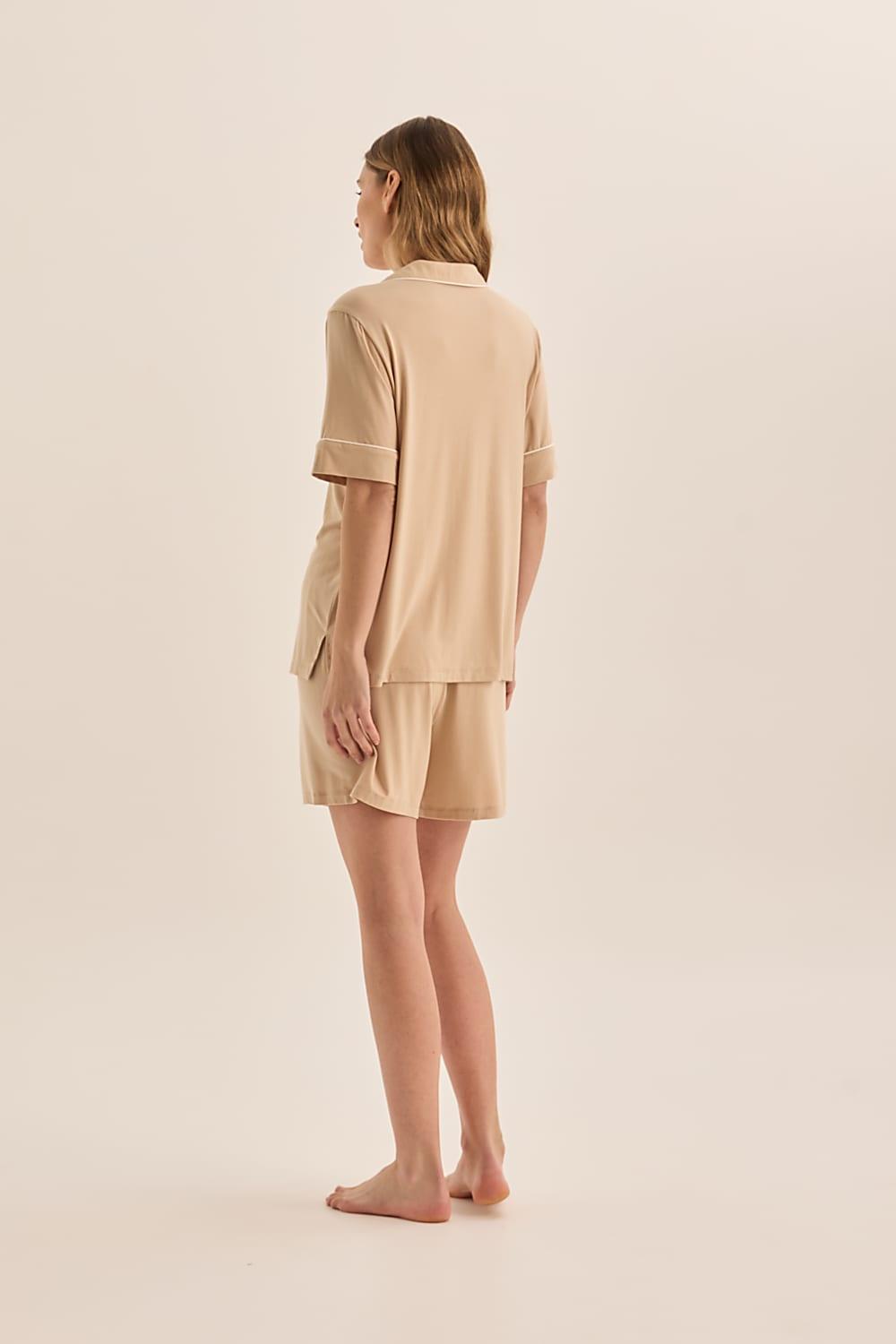 Harper Natural Modal Short PJ - Gingerlilly Sleepwear