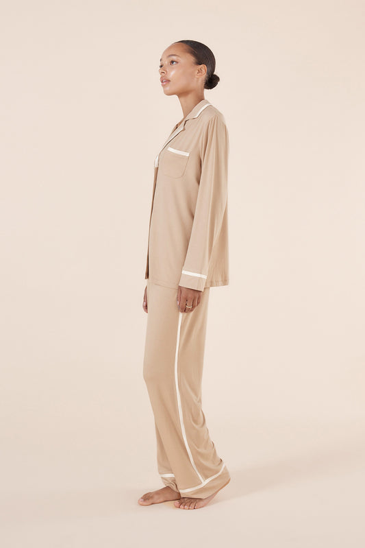 Janine Natural Bamboo PJ set - Gingerlilly Sleepwear