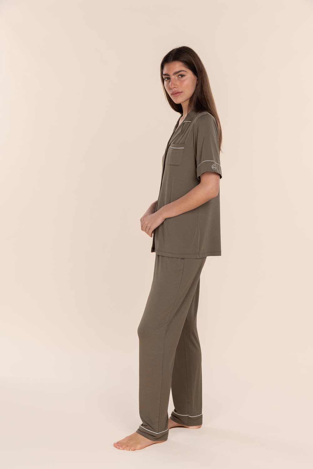 Jenna Bamboo Long PJ Set
