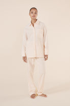 Gingerlilly Josephine Pink Stripe Cotton PJ Set - Front