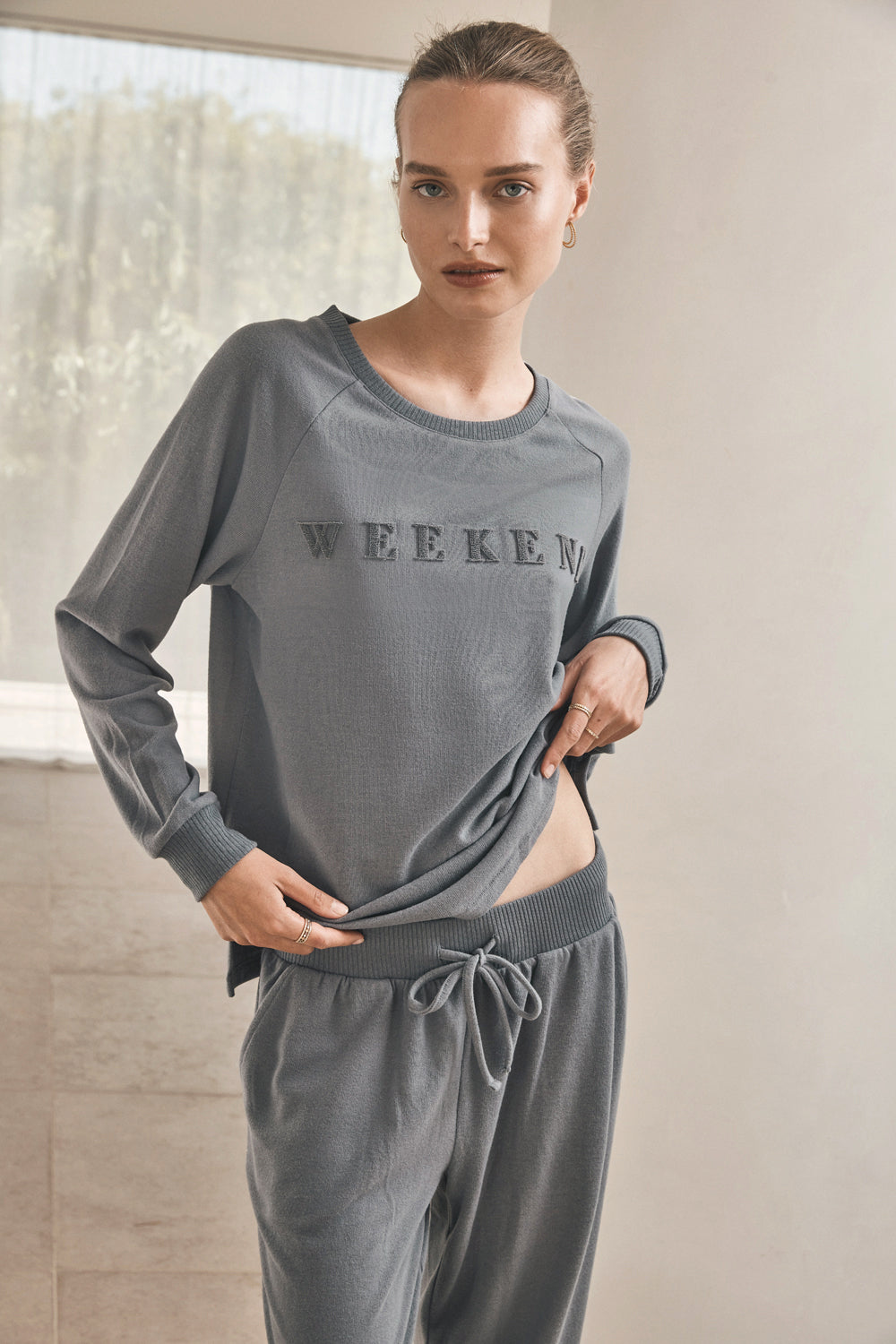 Gingerlilly Keira Weekend Lounge Set - Grey - Lifestyle
