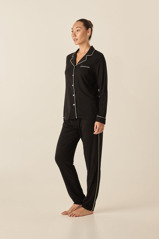 Marnie Black Bamboo Set - Gingerlilly Sleepwear