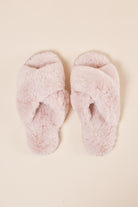 Gingerlilly Milan Plush Slipper - Pink - Top