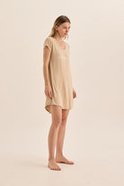 Nova Natural Bamboo Tee Nightie - Gingerlilly Sleepwear
