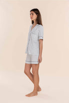 Gingerlilly Penelope Bamboo Short Set - Navy - Side
