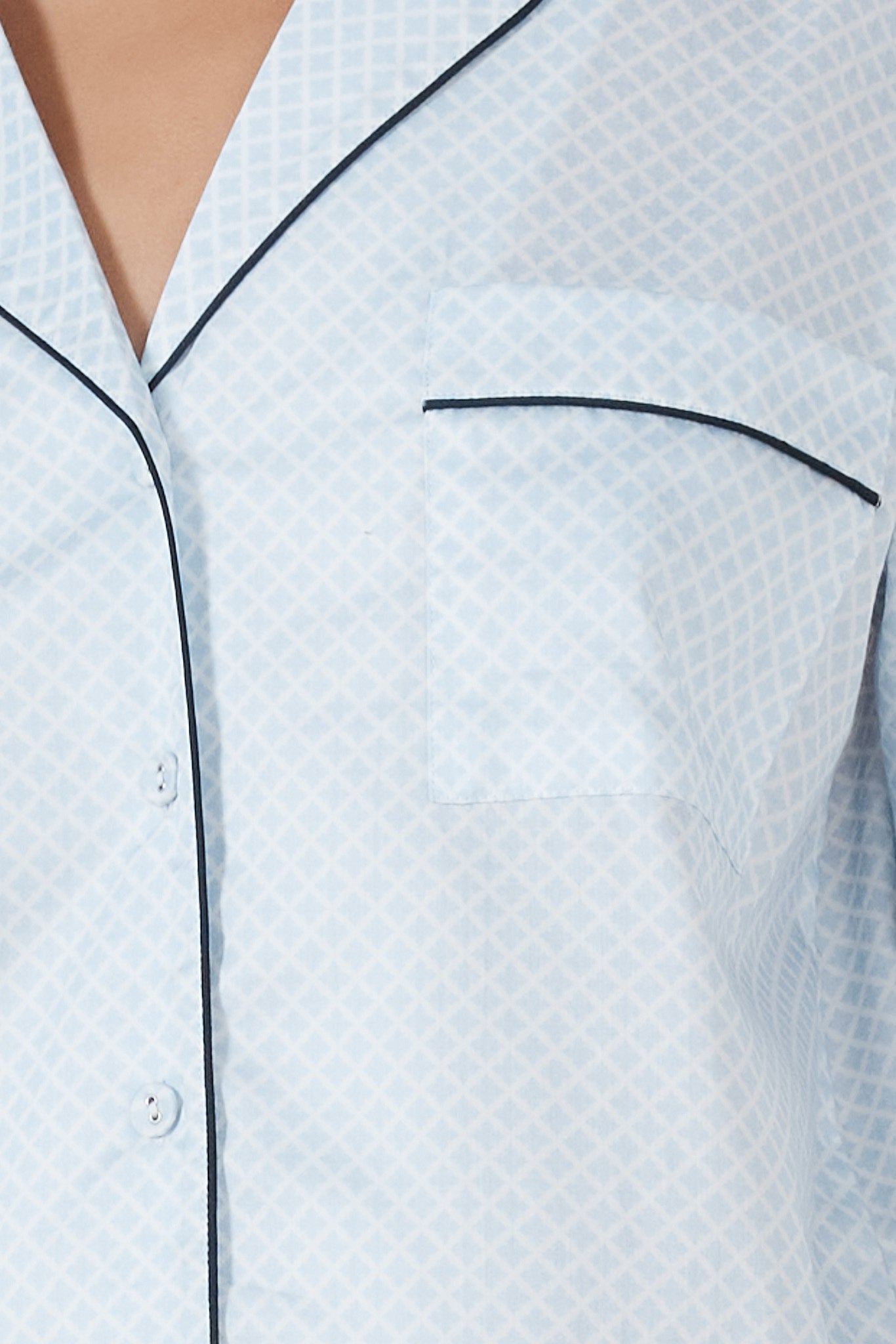 Sky Diamond Cotton PJ set - Gingerlilly Sleepwear