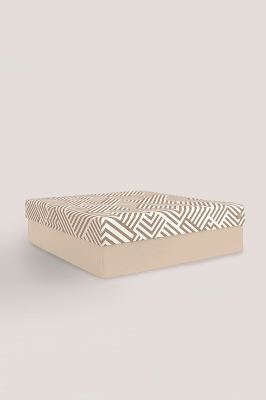 Telisha Natural Geo Cotton PJ Set - Gingerlilly Sleepwear