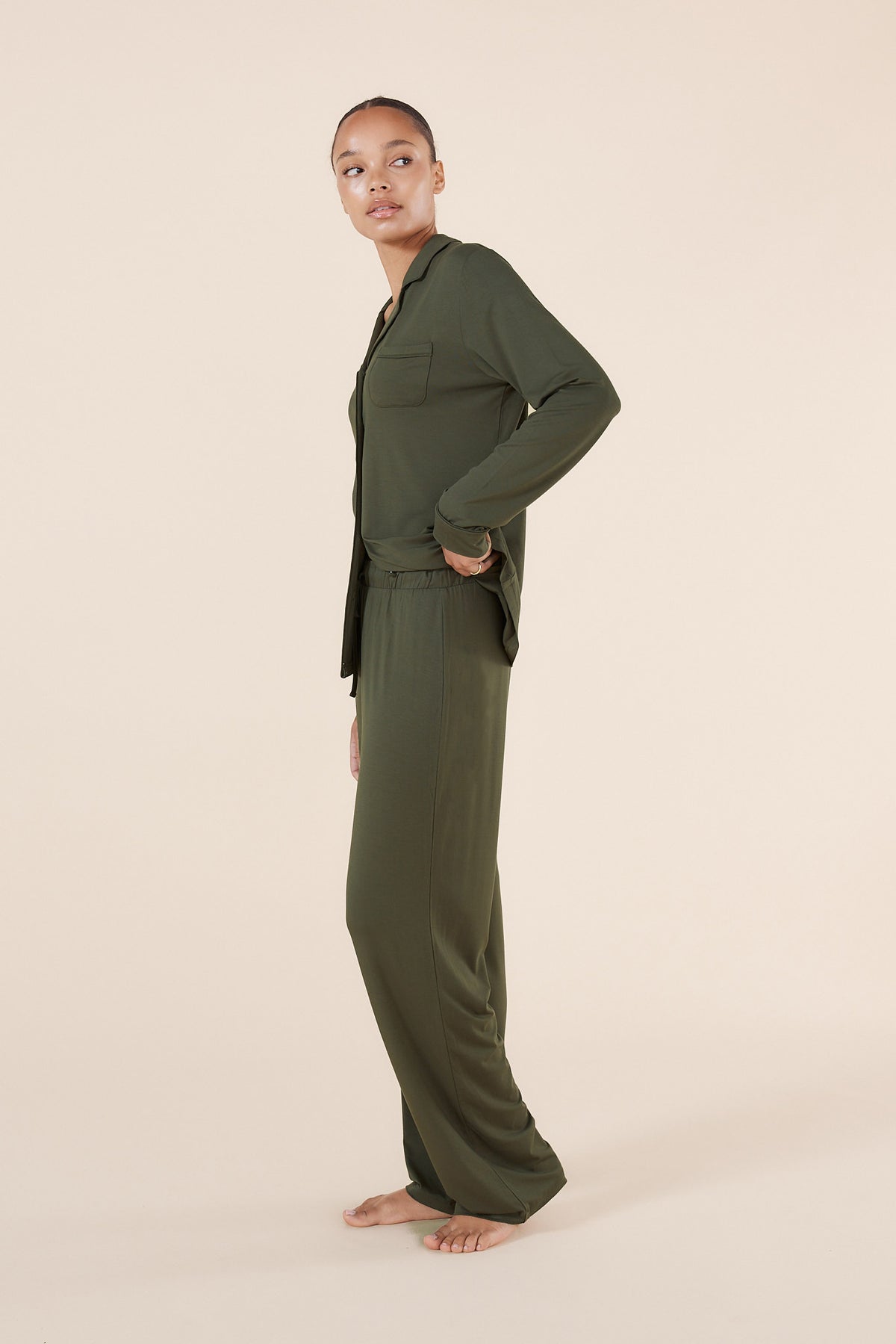 Tessa Bamboo Long PJ set - Gingerlilly Sleepwear