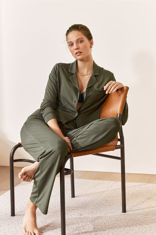 Tessa Bamboo Long PJ set - Gingerlilly Sleepwear