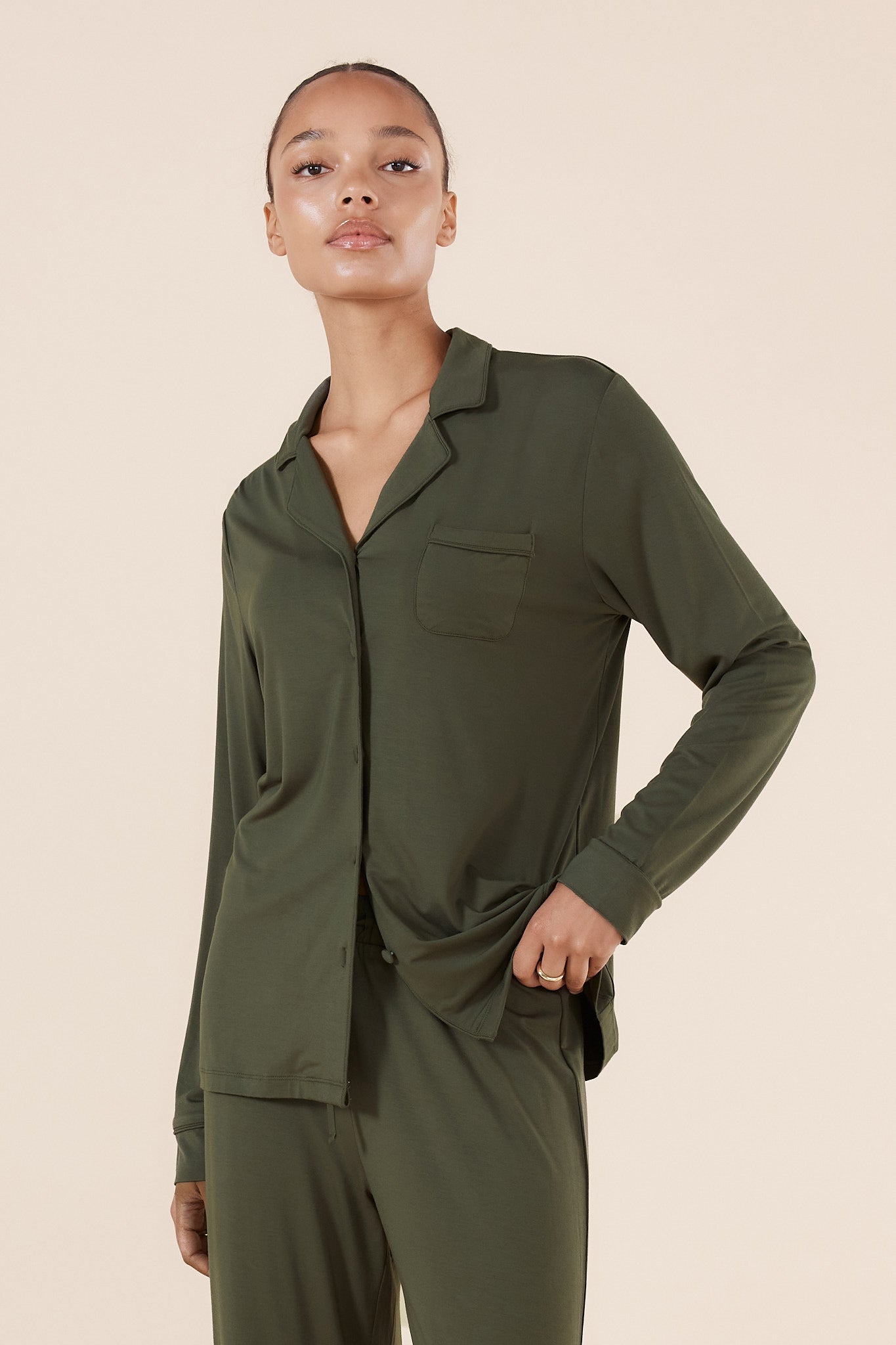 Tessa Bamboo Long PJ set - Gingerlilly Sleepwear